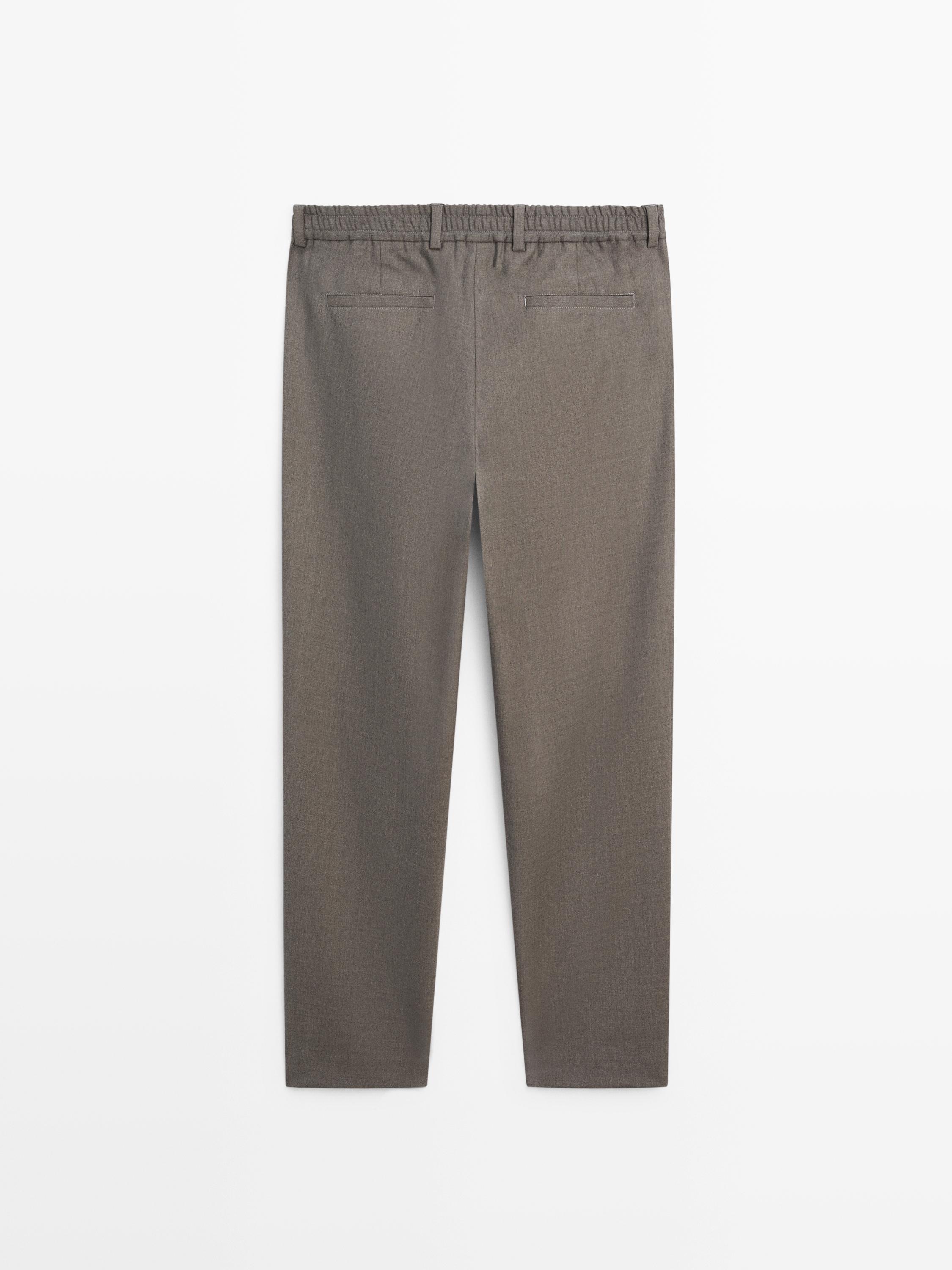 Cool wool blend trousers